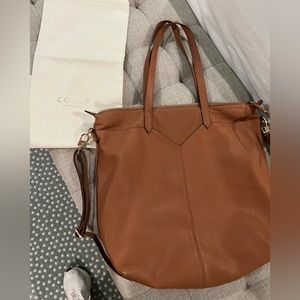 Stella & Dot Covet 100% Leather Bag - Camel